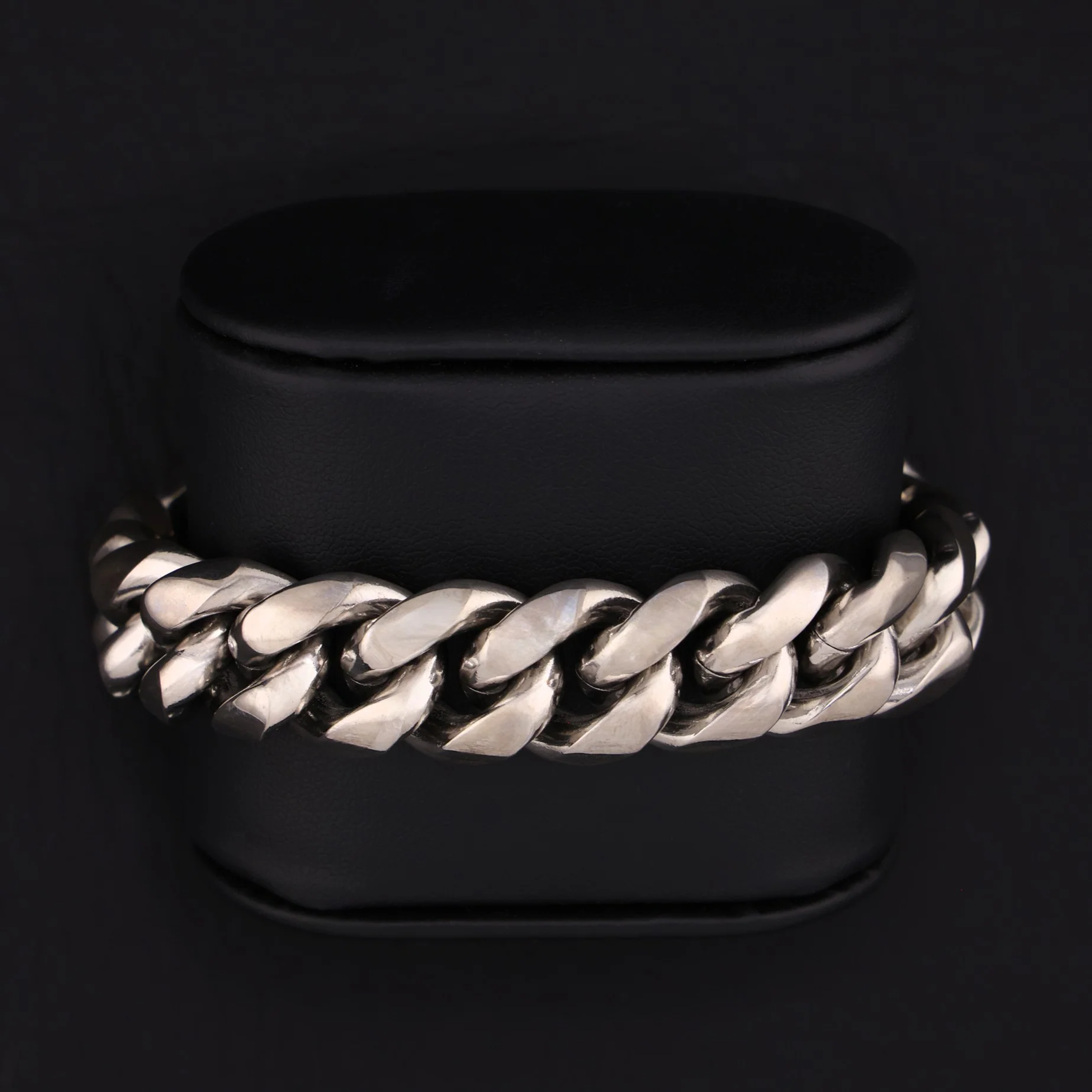 18mm Miami Cuban Bracelet - Premium 316L Stainless - Image 2