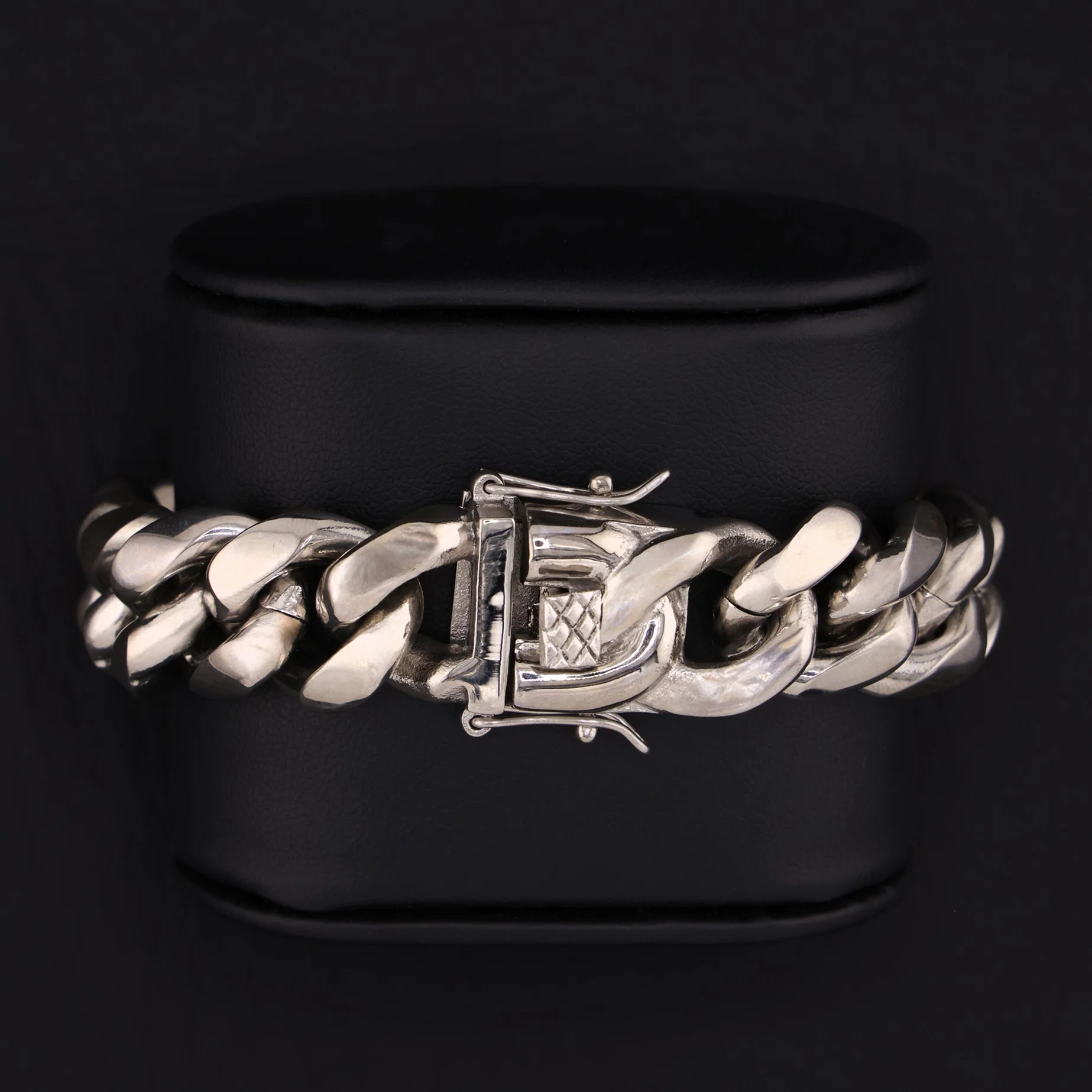 18mm Miami Cuban Bracelet - Premium 316L Stainless - Image 3