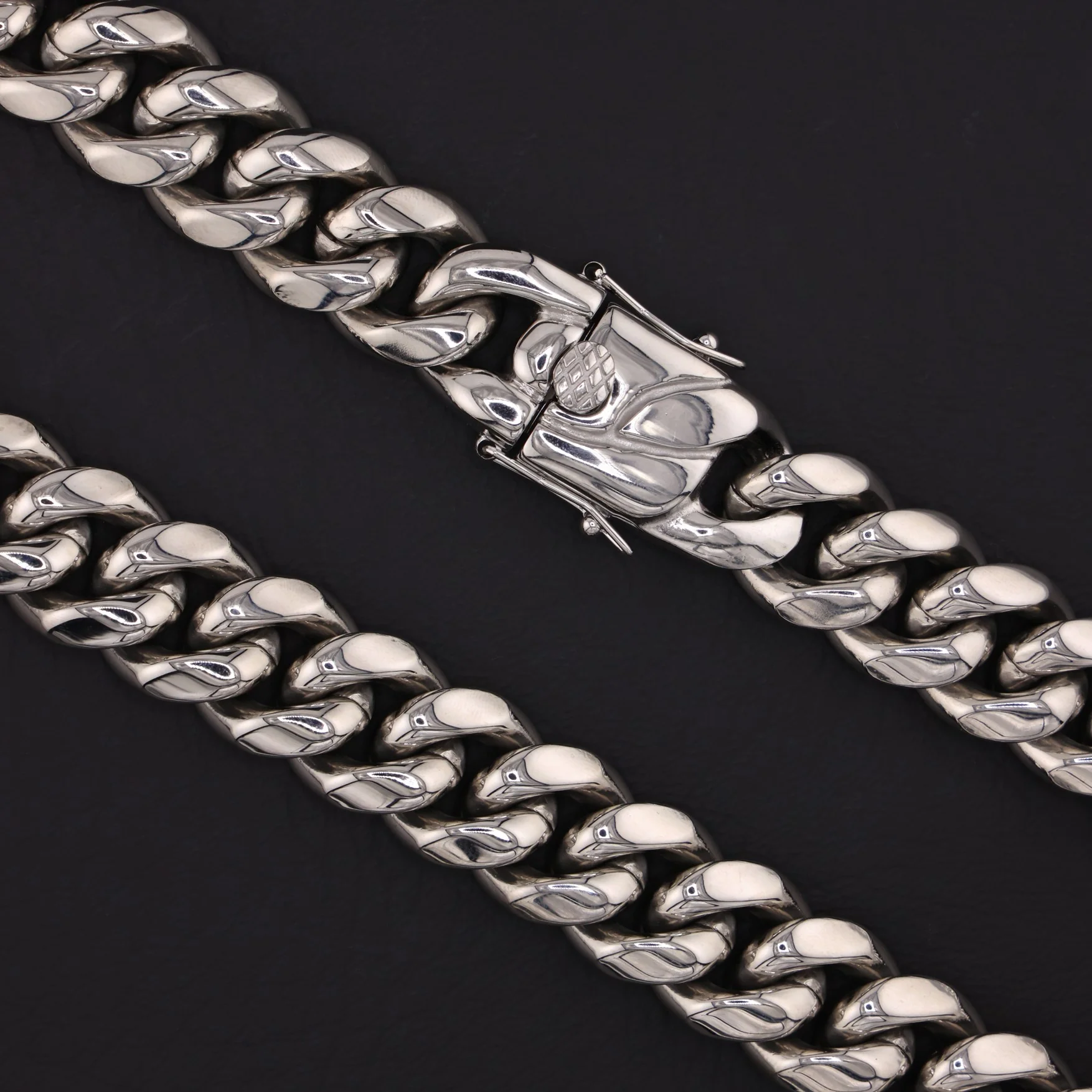 18mm Miami Cuban Chain - Premium 316L Stainless - Image 3