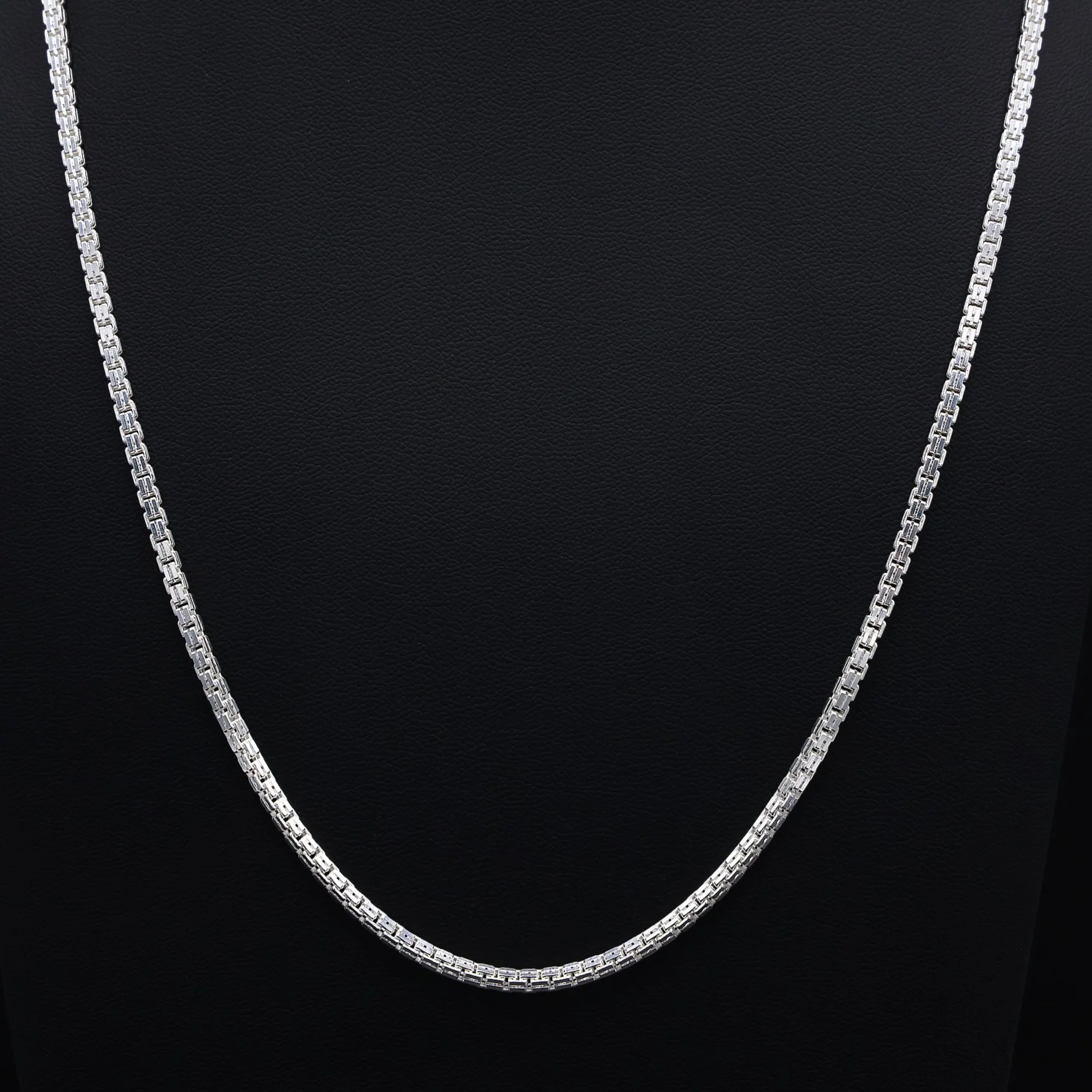 3mm Box Chain - 925 Silver