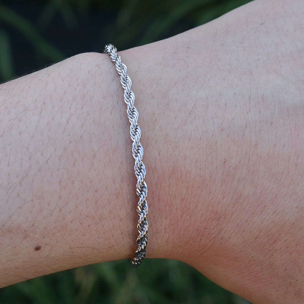 3mm Rope Bracelet - Premium 316L Stainless - Image 3