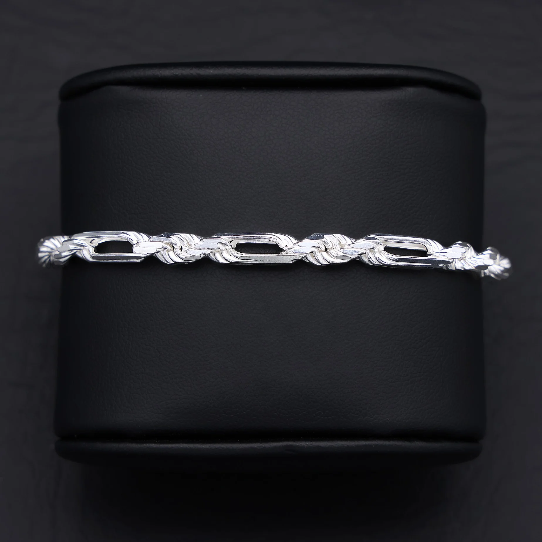 5mm Figarope Bracelet - 925 Silver