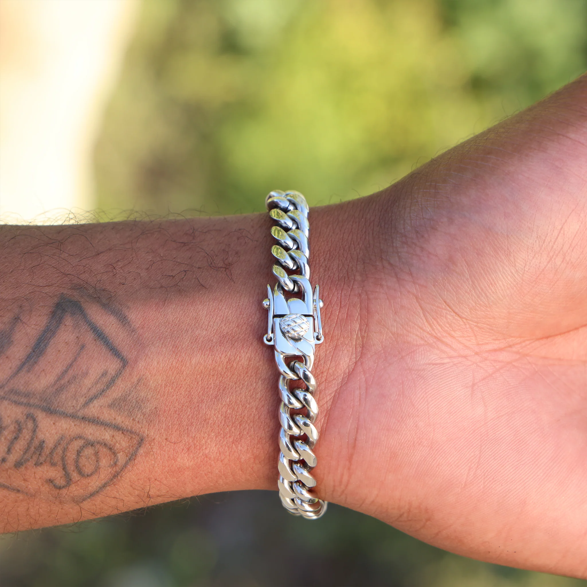 8mm Miami Cuban Bracelet - Premium 316L Stainless - Image 3