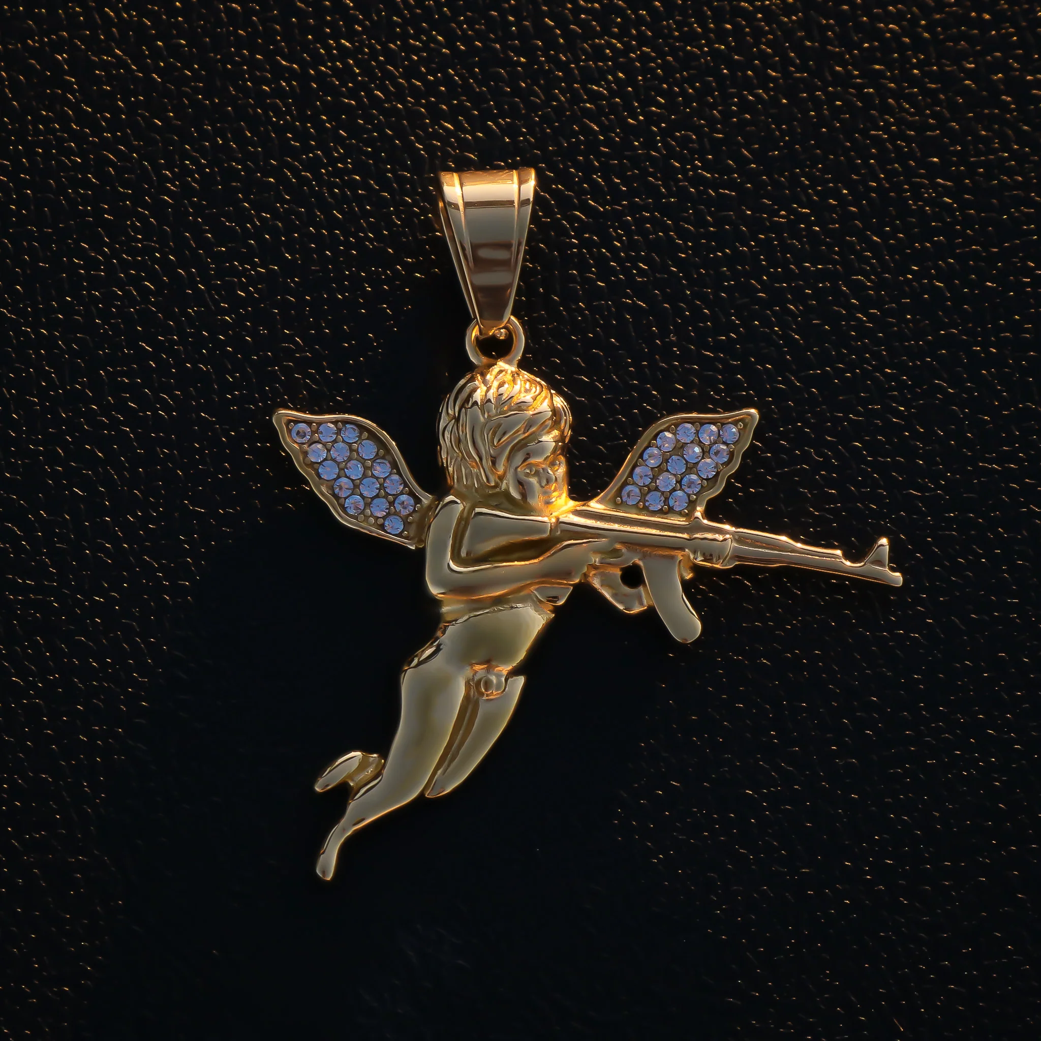 Archangel of Reprisal Pendant - Gold