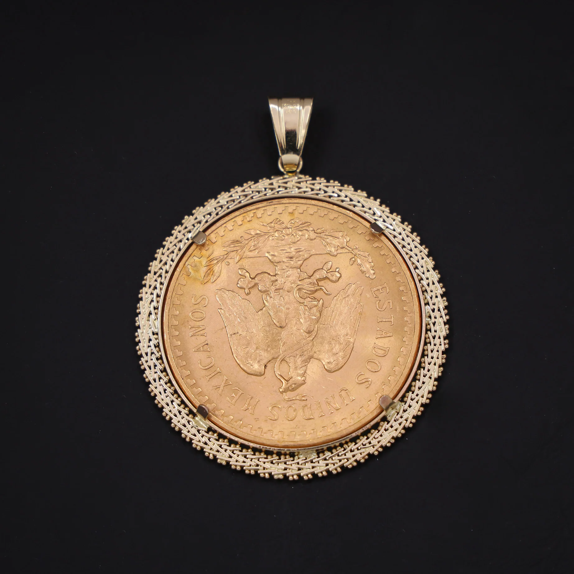 Diamond Cut Bezel Centenario - Original 22k Gold - Image 3