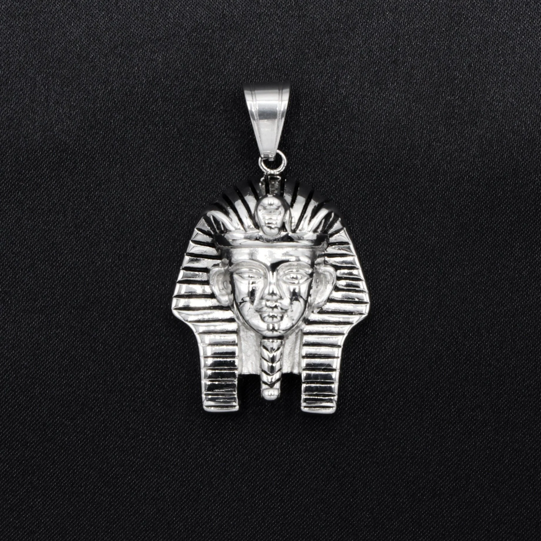 Egyptian Pharaoh Pendant - Premium 316L Stainless - Image 2