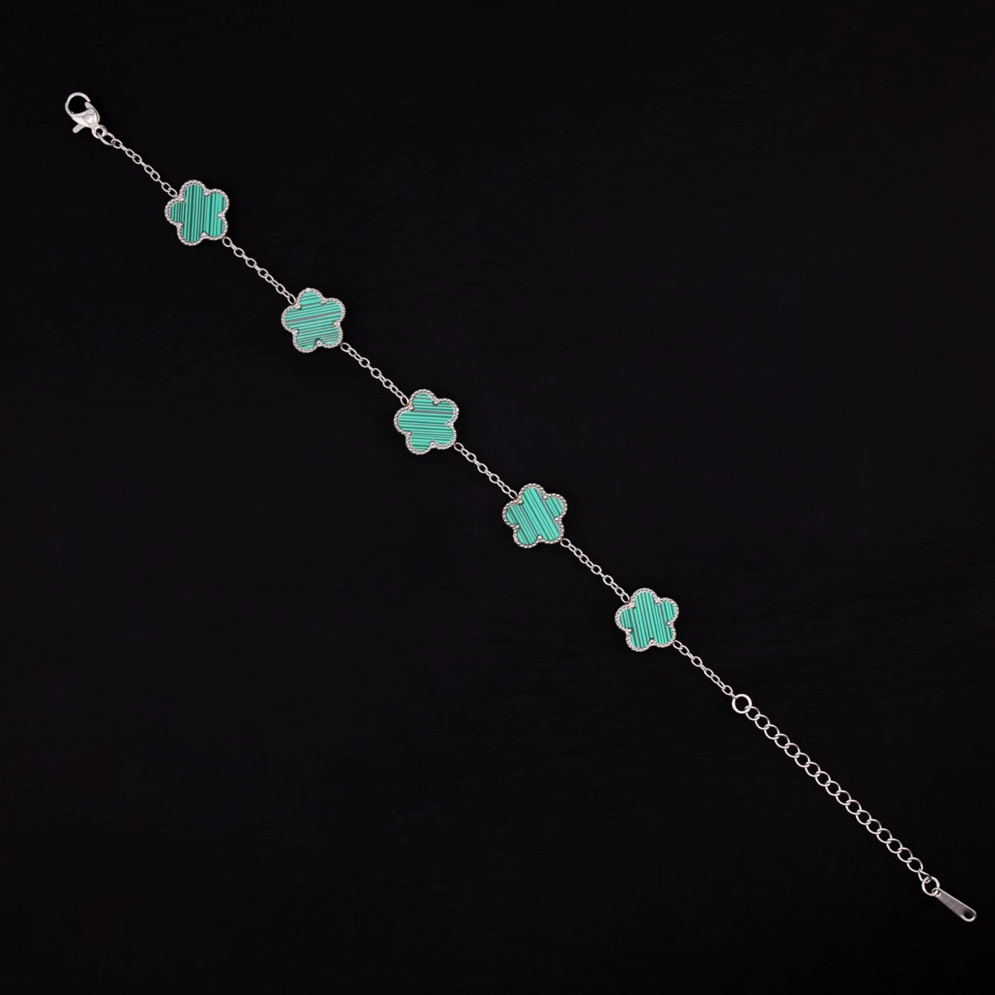 Green Clover Bracelet - Premium 316L Stainless - Image 2