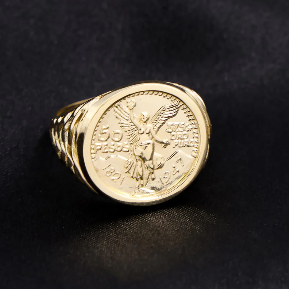 Round Knotted Centenario Ring - 14k Gold - Image 2