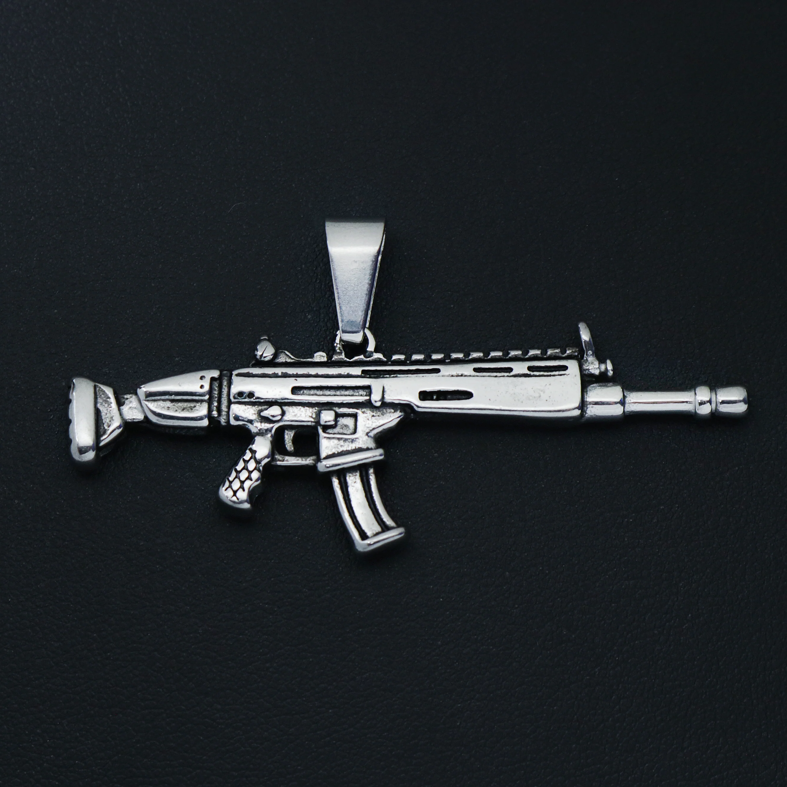 Scar Gun Pendant - Premium 316L Stainless