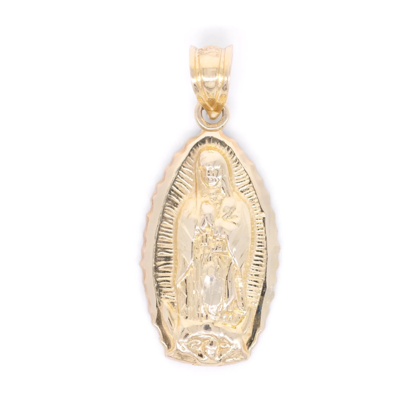 Virgin Mary Pendant - 10k Gold - Image 2