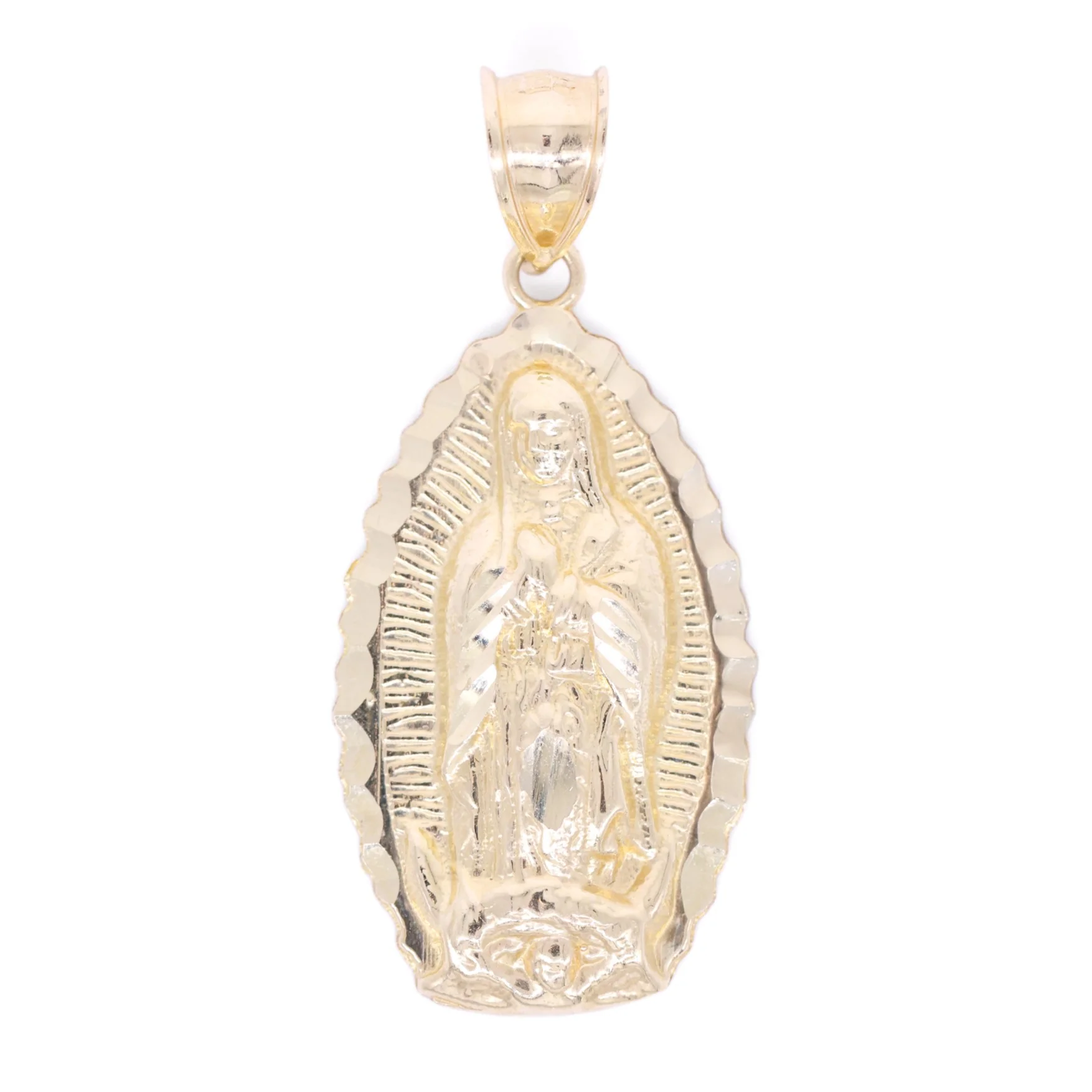Virgin Mary Pendant - 10k Gold - Image 3