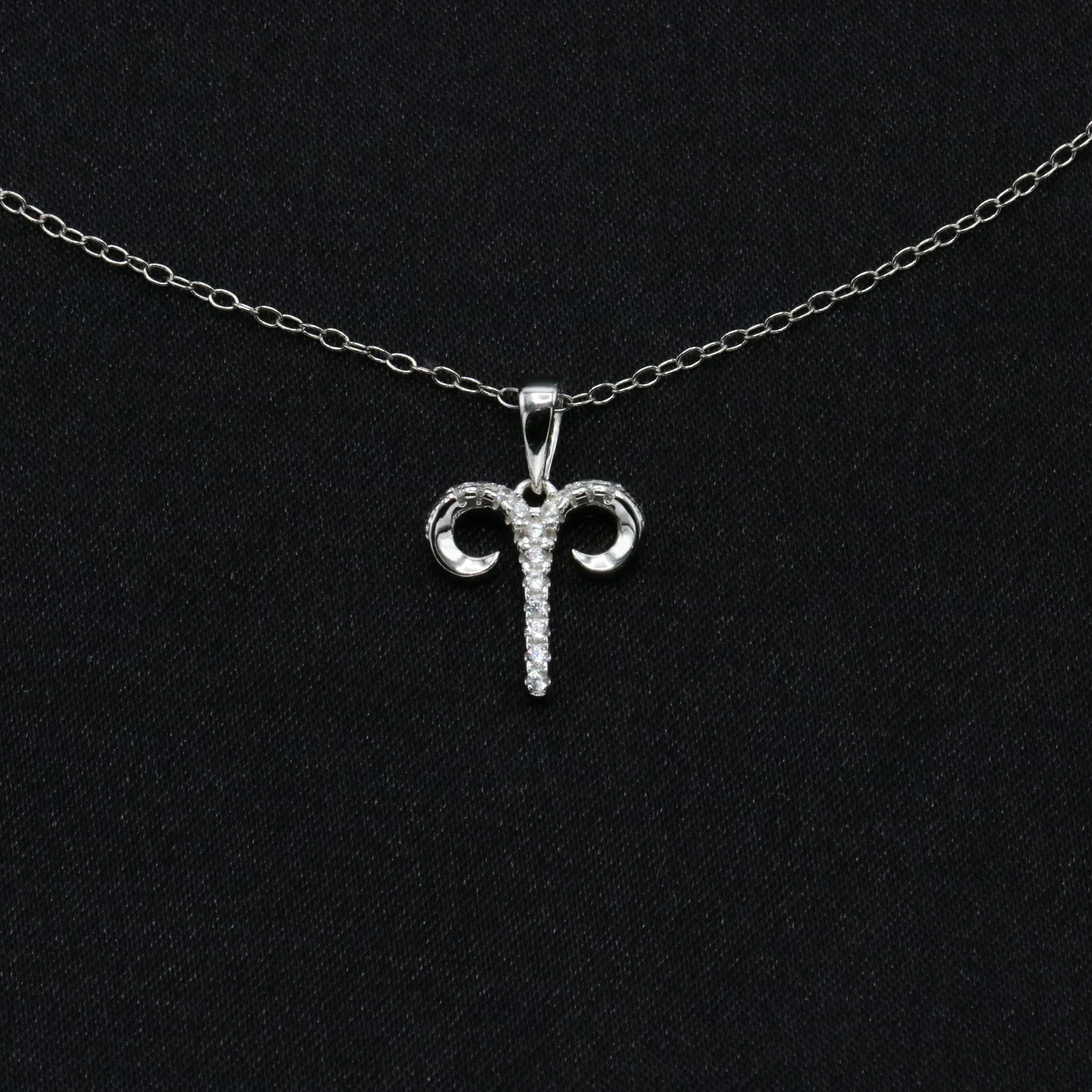 Zodiac Sign Aries Necklace - 925 Silver